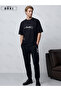 Limited Edition Men's Summer Set – Printed Oversize Black T-Shirt & Black Pants - 3