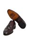 Brown Lace-Up Genuine Leather Men's Shoes - 3