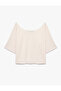 Comfortable Fit Short Sleeve Boat Neck Modal Blend Sports T-Shirt - 4