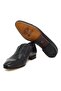Black Color Laceless Genuine Leather Leather Sole Men's Shoes - 3