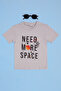 تي شيرت للأولاد مطبوع عليه Need More Space - 3