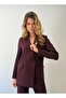 Special Edition Jacket Palazzo Trousers Burgundy Suit - 5