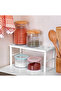 2 Pieces of In-Cabinet Organizer, Small Size Shelf, Cup and Makeup Organizer Rack, Metal Shelf - 8