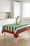 Modern Colorful Striped Tablecloth Stain-Resistant Stylish Design for Garden Balcony - 3