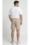 Men's Beige Cotton Shorts Muslin Textured Lightweight Breathable Daily Use - 5