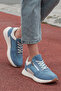 Leather and Suede Women's Sneakers with Side Zipper - 2