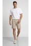 Men's Beige Cotton Shorts Muslin Textured Lightweight Breathable Daily Use