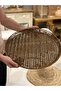 Artificial Rattan Serving Plate صحن تقديم رتان صناعي - 2