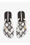 Boat Animal Women's Flip Flops With Printed Sole Design-White, size-37/38 - 4
