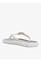Boat Estampa Women's Flip Flops With Printed Sole Design-White, size-37/38 - 2