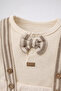 Baby Boy Bow Tie Set Cream Color Set of 3 - 5