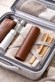 Travel Box-Toothbrush Box Green-Pink-Brown -Makeup Box - 2