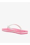 Slim Women's Flip Flops With Square Shape Sole-Pink/White, size-41/42 - 2