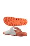 Folk Women's Birken Style Sandal With Adjustable Strap-Orange/White, size-39 - 3