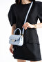 حقيبة نسائية من نوع NÇS Blue Covered Baguette Cross - 2