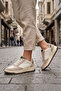 Suede Detailed Genuine Leather Women Sneakers