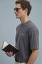 Men's Oversize T-Shirt Champ Archive Printed Smoked – Crew Neck, Comfortable Fit, 100% Cotton - 5