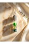 Dried Green Flower Crystal Pendant in Glass Bottle - 2