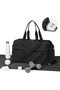Gym Bag for Women Men with Shoe Compartment, Sport Duffel Bag, Waterproof Travel Weekender Overnight - 2