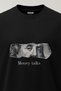 Unisex Oversize Money Talks T-Shirt Black - 5