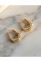 Lurexa Double Look Steel Xuping Earrings - 4
