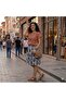 Belmando Viscose Fabric Bohemia Patterned Midi Skirt 60 cm (Size Range 38-52)