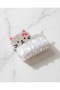 Miaw Cat Motif Bone Buckle