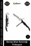 Special Production Professional Ergonomic Metal Stylish Quality Design Bottle Opener Corkscrew Black