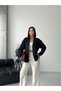 Women's Self-Printed Polyviscon Boyfriend Shirt - Oversized Comfortable Fit - 6