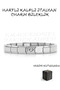 Steel Bracelet with Italian Charms Heart Letter Non-Tarnish Non-Fade Best Gift 1 Piece Unisex Boxed