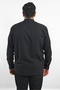 Large Size Black Linen Judge Collar Men's Shirt (Btl-7204-Tss) - 3