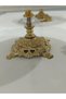 4-Piece Butterfly, Daisy Figured Porcelain, Serving Plate, Presentation Bowl, Metal Gold Legs - 6