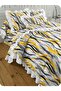 Double Ruffled Duvet Cover and 2 item(s) Ruffled Pillowcase || WITHOUT SHEET ||