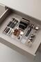 14 Piece Transparent Drawer Makeup and Jewelry Organizer Set & Large Size Modular Organizer - 3