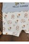 Safari Printed Snap Fastener Summer Baby Boy Jumpsuit - 4