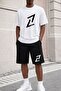 Men/Women Oversize T-Shirt Shorts Set Casual Combination