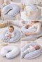 Breastfeeding Pillow Gray Starry White - 2