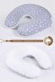 Breastfeeding Pillow Gray Starry White - 5