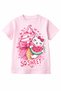 100% Cotton Ice Cream Cat Printed Kids T-Shirt - 2