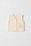 Cute Duck Embroidered, Buttoned Baby Vest - 2