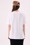Crep Women's Basic Crew Neck Oversize T-Shirt White – 100% Organic Cotton - 2