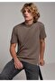 Regular Fit Round Neck Plain Men's Green Short Sleeve T-Shirt