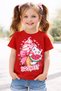 100% Cotton Ice Cream Cat Printed Kids T-Shirt
