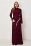 Stone Embellished Evening Dress 50542