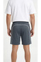 Men's Smoked Sports Shorts with Hole Pattern, Back Piping, Flexible, Breathable, Zipper Detail - 8