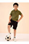 Boys Striped Cotton Polo T-Shirt - 2