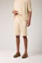 Elastic Waist Textured Knitwear Shorts - 3