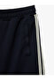 Grosgrain Detailed Pocketed Bermuda Sports Shorts with Drawstring Waist - 6