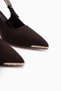 Lavin Brown Stone Detailed Women's Heeled Shoes - 4