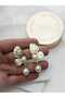 Pearl Dangle Butterfly Gold Women's Earrings (4.5cm)